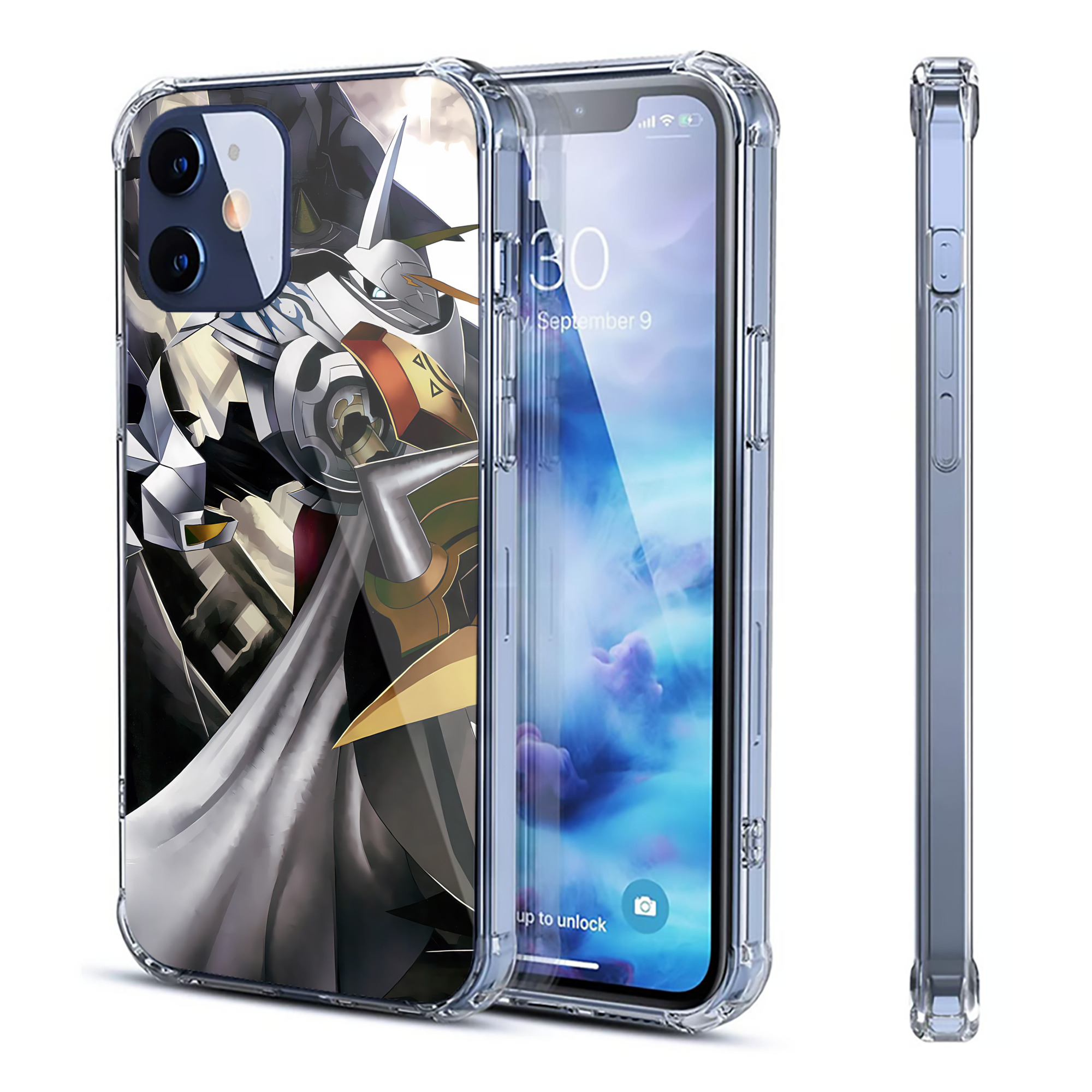 （画像用） Digimon デジタルモンスター/デジモン 【iPhone 12シリーズ対応】透明スマホケース（クリアソフトケース）